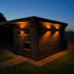 Waterproof Solar Outdoor Up Down Wall Lights IP65 UV Resistance