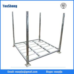 Wholesale Warehouse Storage Use Stacking Steel Powder Coated 4 Round Posts Tire Stacking Rack from china suppliers