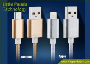 Wholesale Popular Double-Faced Metal Plug Micro USB Cable for Samsung and Andriod Phone Colorful USB Data Cable from china suppliers