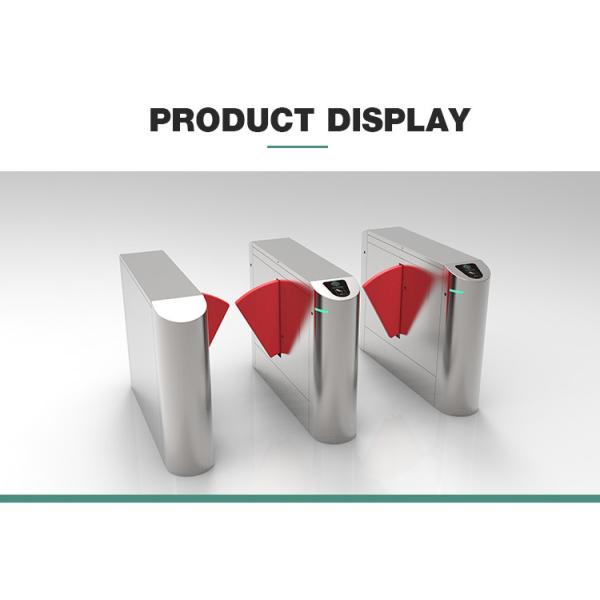 IP54 PMMA High Security Flap Barrier 570mm Lane With LED Light