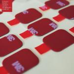 High Adhesion 0.4mm 0.64mm Die Cut Adhesive Tape 3m vhb adhesive