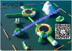 Cool Inflatable Floating Water Park for Lake , Promotion Family Resort With