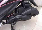Black Plastic Body Gas Powered Motor Scooters 4 Stroke Engine Hydraulic Shock