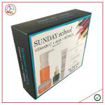 Four Color Printing Black Cosmetic Gift Box Soft Touch Lamination
