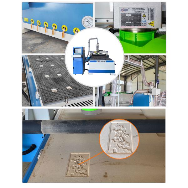 Positioning Accuracy mm 0.02 mm High Precision PK1325 CNC Router for Wood Door Making