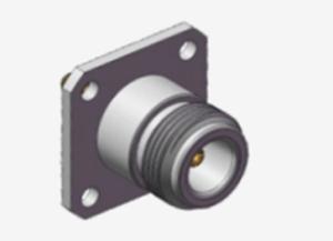 Wholesale N Female Waterproof 4-hole Flange RF Coaxial Connector with Microstrip from china suppliers
