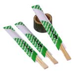 Chinese Eco-Friendly Disposable bamboo chopsticks Paper Wrap Twin Chopsticks for