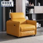 BN Recliner Function Furniture Italian-Style Functional Sofa Cowhide Smart