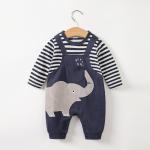 Children'S Short Sleeve Overall For Newborn Cartoon Strap Overalls Spring Autumn