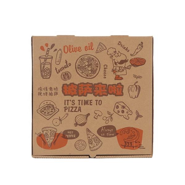 Fast Food Cartons Pizza Container Box Package 18x18 Corrugated Board