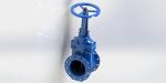 DN600 Resilient Seated Gate Valve With Epoxy Coated Wedge
