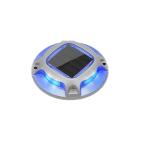 Outdoor Aluminum Solar Dock Light Warm White Blue Waterproof For Garden Lawn