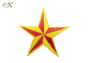 Wholesale Yellow And Red Colors Embroidered Star Patches For Military Uniform Decorative from china suppliers