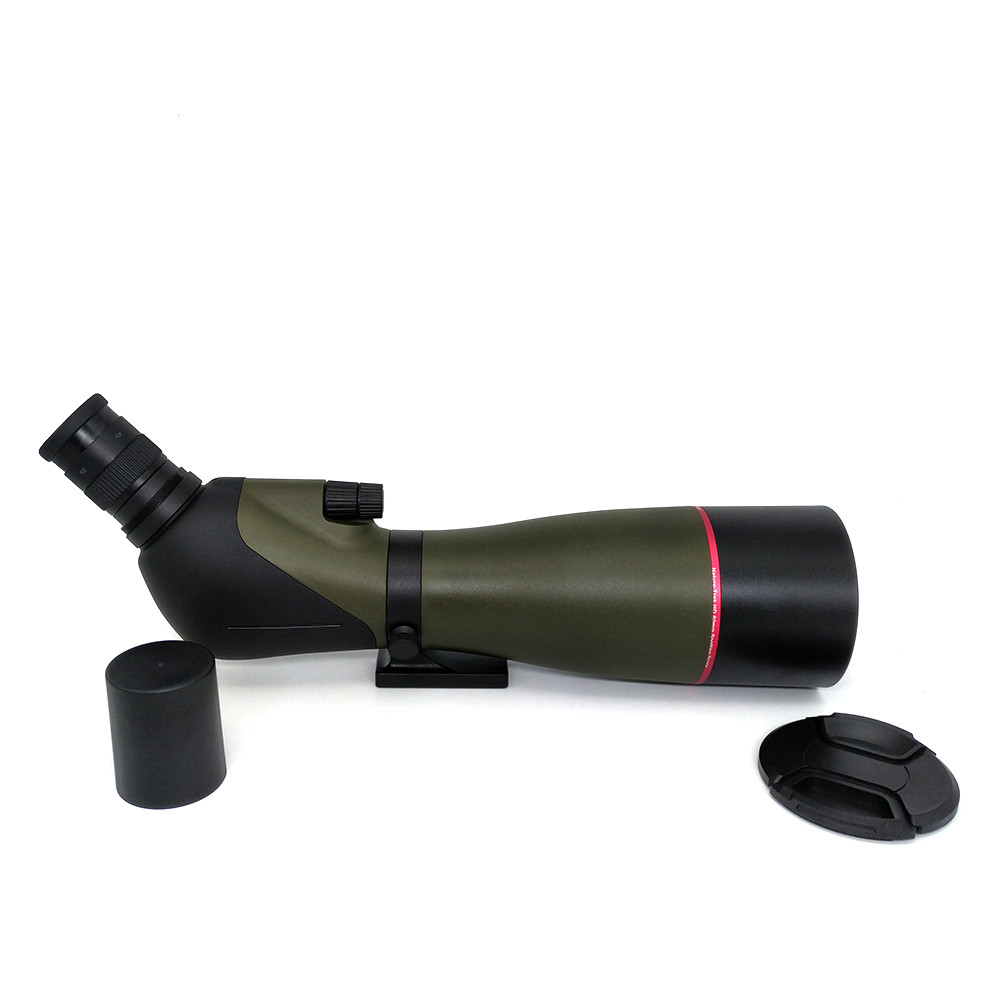 Updated 20-60x80 BAK4 Angled Telescope With Tripod And Carrying Bag And Smartphone Adapter