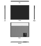 1024×768 15 Inch 300cd/㎡ Optical Touch Screen