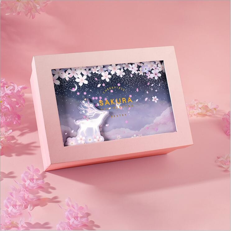 Pink Jewelry Embossed Recycled Paper Gift Boxes