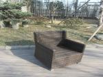 Modern Luxury Wicker Rattan Garden Dining Sets With Aluminum Frame