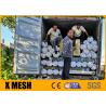 Buy cheap Silver Galvanized Chain Link Mesh Fencing NZ 4506 Height 2.4m from wholesalers