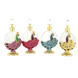 Wholesale 30ml Arabic Empty Glass Essential Oil Bottle Middle East Perfume UV Coating from china suppliers