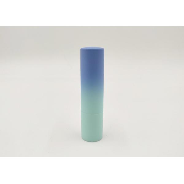 Gradient Color Private Label Empty Lip Gloss Tubes 3.5g Cylinder Shape