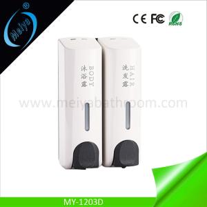Wholesale double push manual liquid shampoo dispenser for toilet from china suppliers