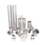 Household Single Wall Chimney , Single Wall Flue Pipe Flame Resistance Reliable
