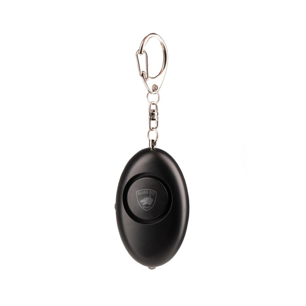 Black Pink Personal Security Alarms Smart Siren 40g Plastic 130DB Women Keychain With LED Light