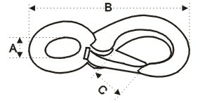 Quick Release Snap Hook Bolt Snap Hook Big Eye Fixed Snap Hook