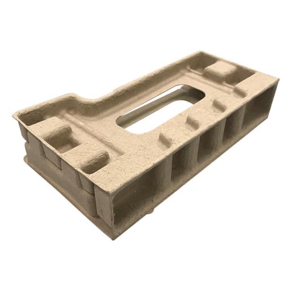 Dry Press Moulded Pulp Tray ODM Available For Tooling Packaging