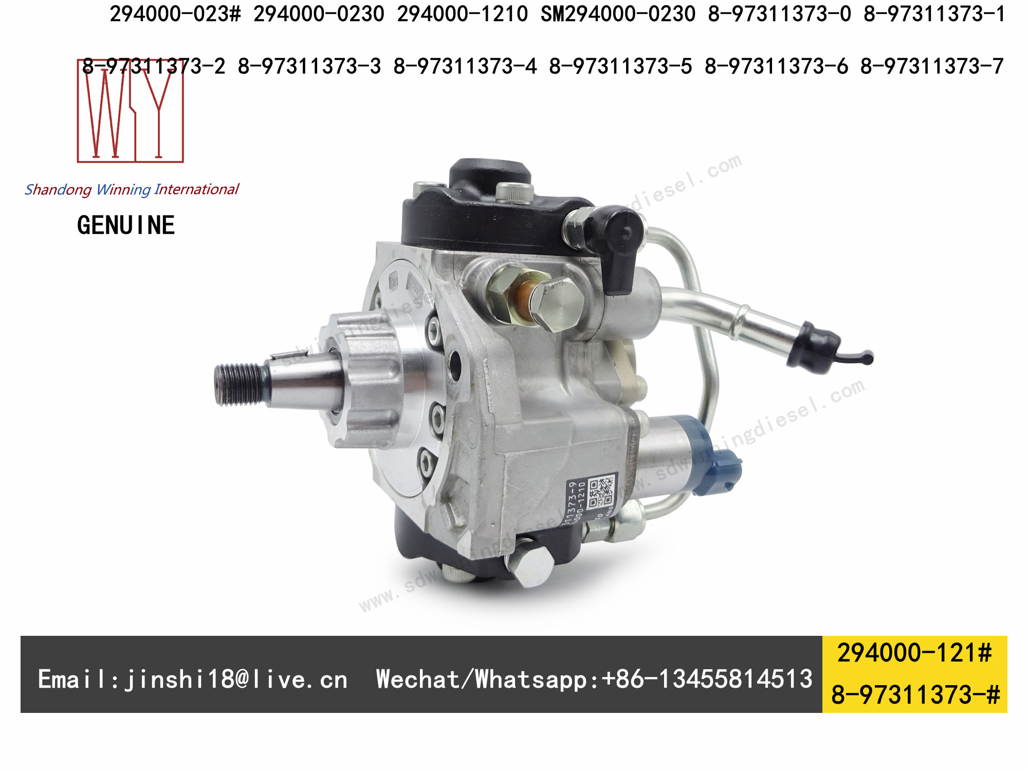 GENUINE AND NEW FUEL PUMP 294000-121# 294000-1210 294000-023# SM294000-0230 FOR 8-97311373-# 8-97311373-1 8-97311373-2