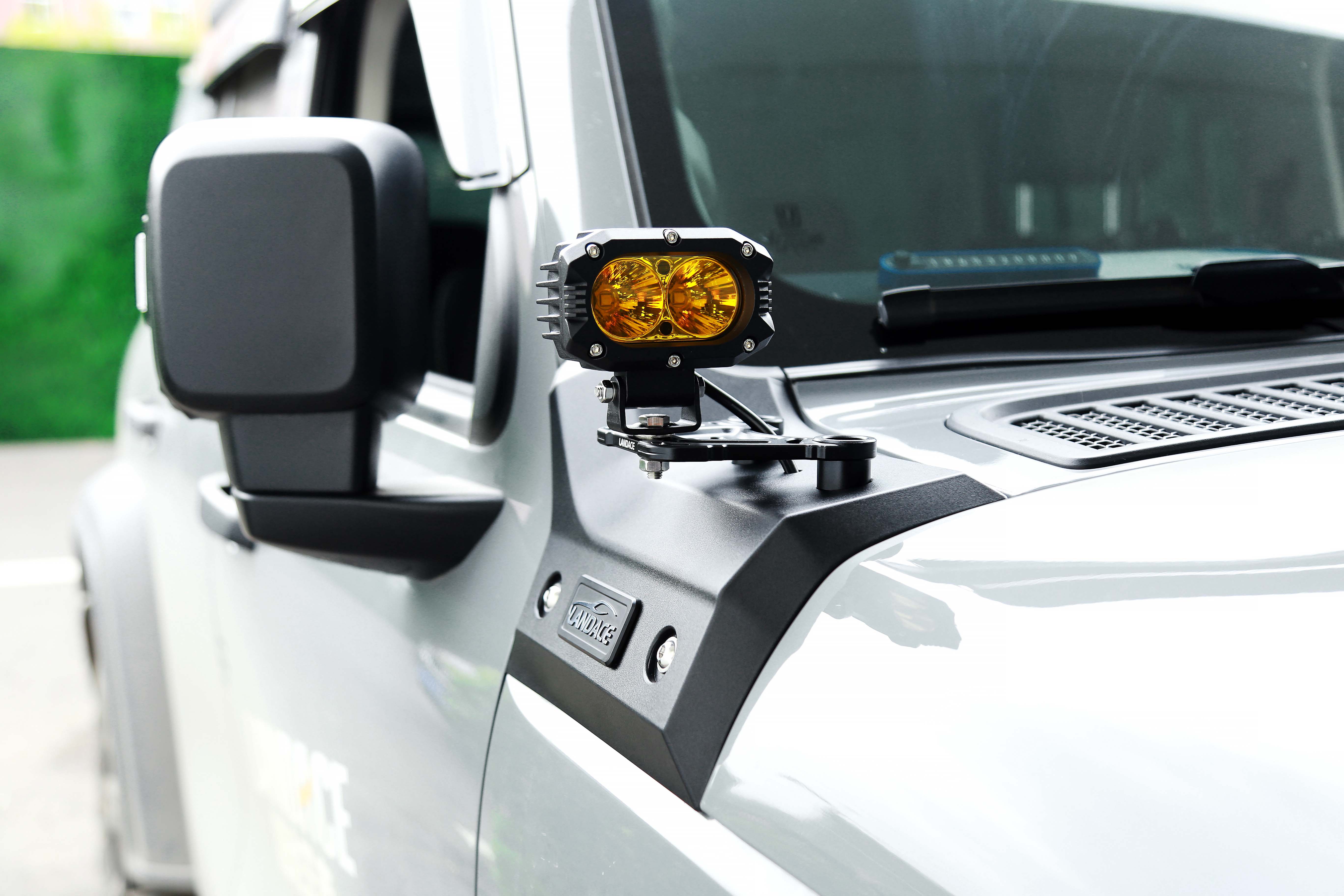 High- LED Driving Light Bracket A Pillar Light Mounting Brackets For Tank 300 2020-