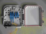 2 Port Plastic Optic Fiber Distribution Box 8 Port For FTTH / CATV