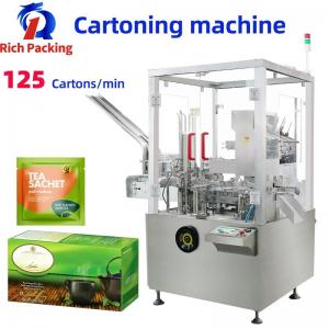 Wholesale Full Automatic 120L Vertical Sachet Tea Bag Cartoning Pack Machine from china suppliers