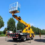 Best Selling 21 - 23m Telescopic Boom truck bucket Automatic High-altitude
