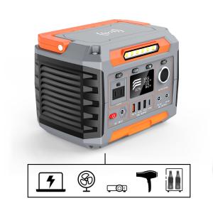 All In One Solar Generator 300W 270Wh Solar Portable Power Station For Camping