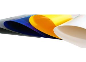 Wholesale Yellow Color PVC Tensile Tarps , Coated Membrane Structure Roofing from china suppliers
