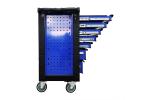 Heavy Duty Black Blue 7 Drawer 27 Inch Tool Cabinet Rolling Storage