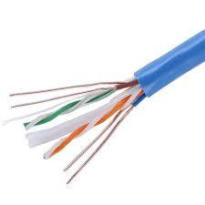 Wholesale HDPE PVC Unshielded Cat6 Cable 0.55mm CCA Copper Clad Aluminum Mylar from china suppliers