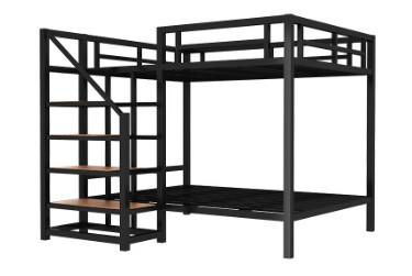 Modern Bunk Bed Kids Metal Bunk Beds School Furniture Simple Metal Bed Frame For