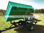 4TR3WT - 3-Way Dump Trailer Agriculture trailer with handbrake Loading capacity