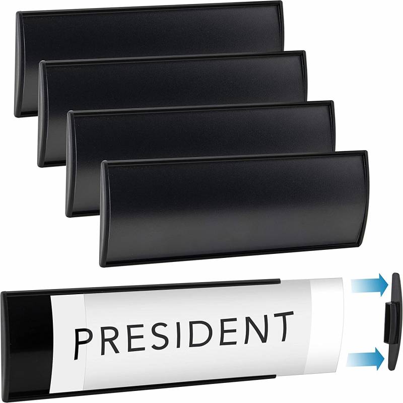 Adhesive Aluminum Door Sign Holder