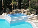 Swimming Pool Mosaic Tile Mixed Blue Green Glass Crystal Glass for and Wear