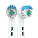 Maximize Oral Cleanliness Round Toothbrush Head For Oral B Adult Use