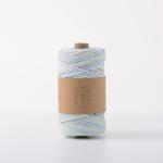ISO9001 Solid Braid Cotton Rope Colorful 3mm Twisted Macrame Cord