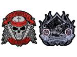 OEM ODM Shrink Proof Motorcycle Biker Patch Camouflage Material