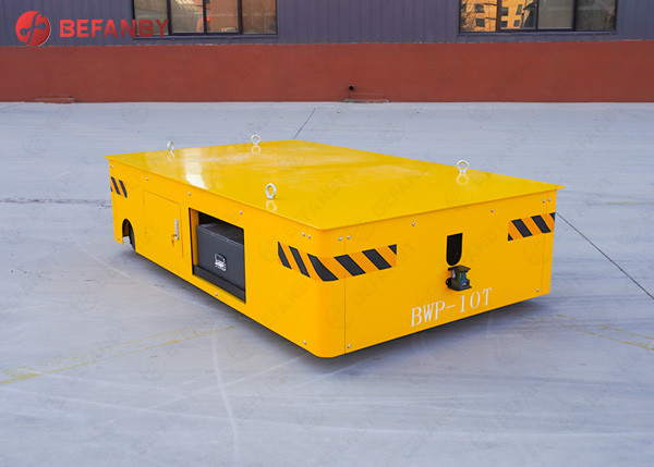 Heavy Load Handling Cylindric Objects Battery Trackles Transport Cart