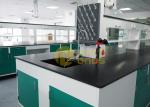 Black Resist heat laboratory countertops with molded marine edge