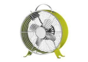 Wholesale Stable Construction Retro Metal Desk Clock Fan With 66 * 14 Full Copper Motor from china suppliers
