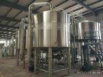 Silver 1000L Commercial Beer Brewing Equipment 0 - 80KW Power 3mm Inner Tank