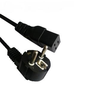 Wholesale VDE approved European C19 power cord, German schuko plug from china suppliers